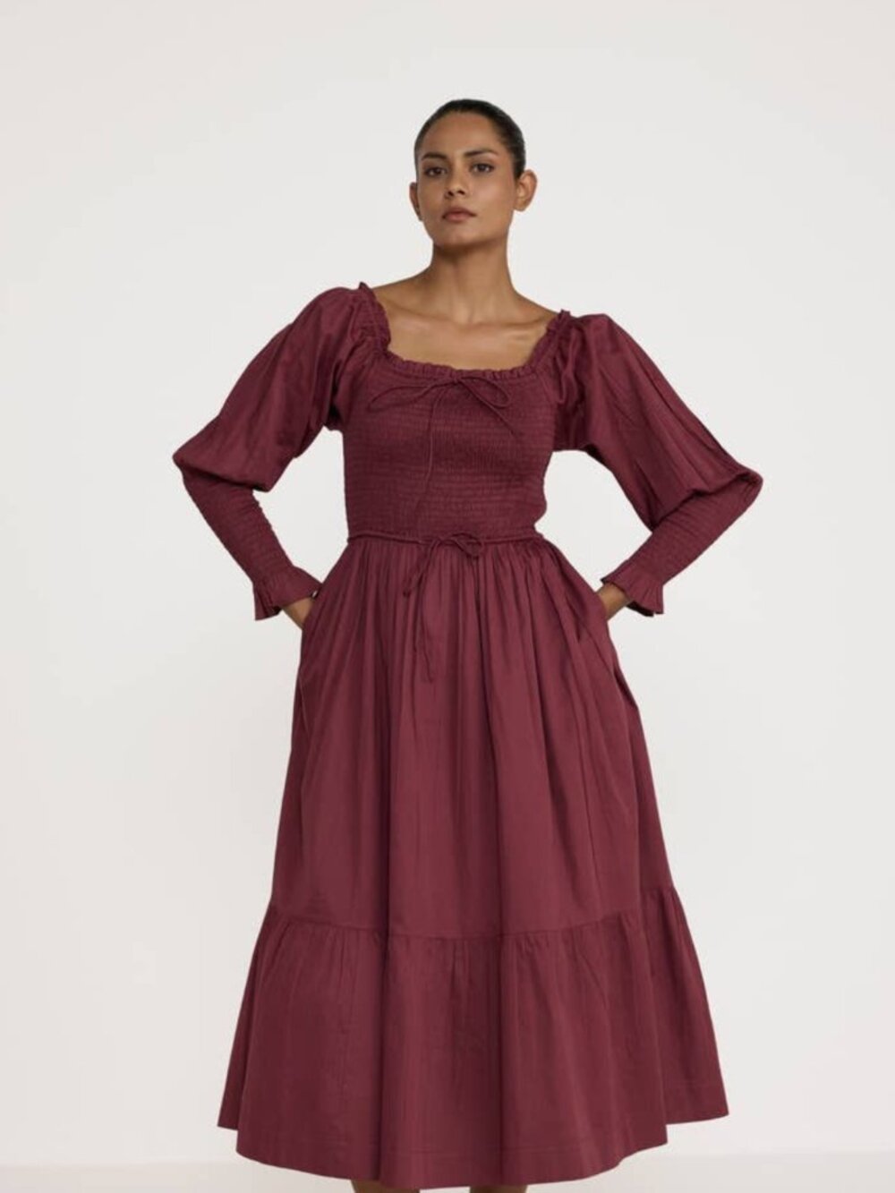 Laude The Label Shirred Bodice Dress XS